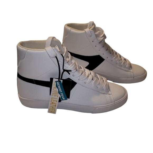 Rachel Zoe Guinene Leather Hi-top Sneaker Women's Size 9 - Picture 7 of 10